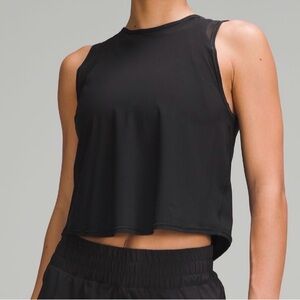 Lululemon Sculpt Cropped Tank Top Pleated